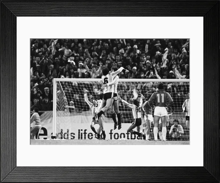 Framed Print : Teammates Embracing in Air Framed Print : Teammates Embracing in Air