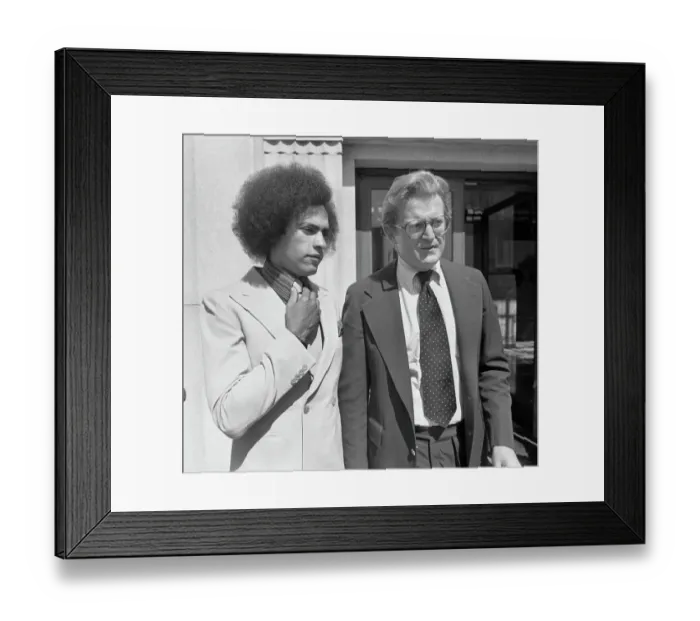 Framed Print : Black Panther Leader Huey P. Newton