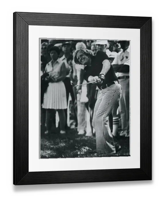 Framed Print : Jack Newton Swinging Golf Club Framed Print : Jack Newton Swinging Golf Club