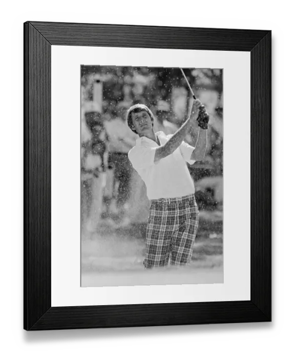 Framed Print : Andy North Hitting Golf Ball Framed Print : Andy North Hitting Golf Ball