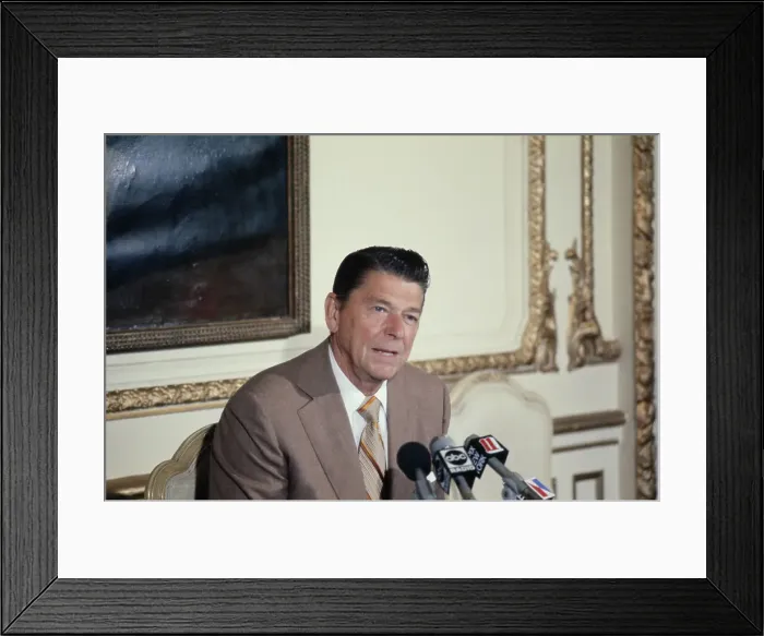 Framed Print : Ronald Reagan