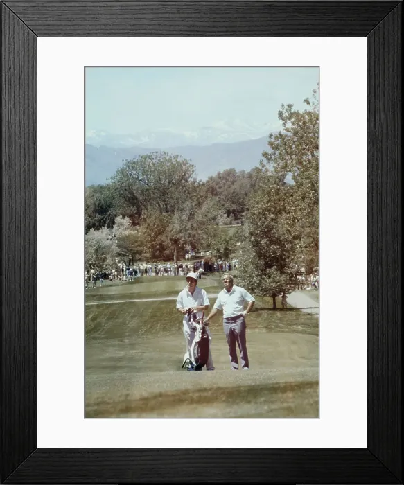 Framed Print : Arnold Palmer At US Open