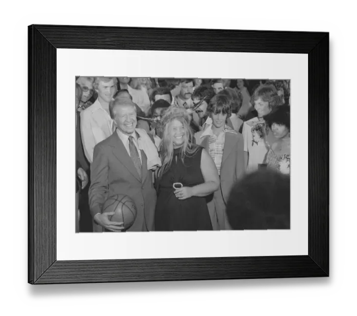 Framed Print : President Carter With Betty Clark Framed Print : President Carter With Betty Clark