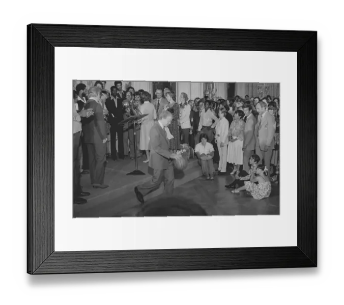 Framed Print : President Carter Welcomes NBA Champions The Washington Bullets Framed Print : President Carter Welcomes NBA Champions The Washington Bullets