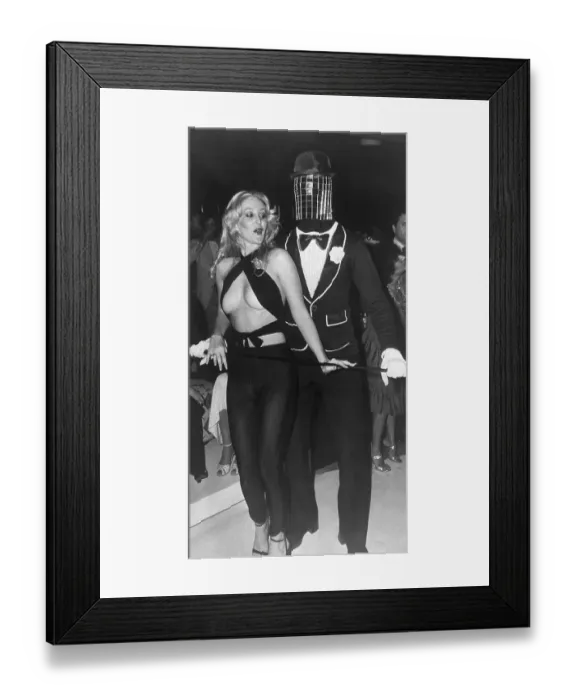 Framed Print : Man and Woman Dancing at Xenon Discotheque Framed Print : Man and Woman Dancing at Xenon Discotheque