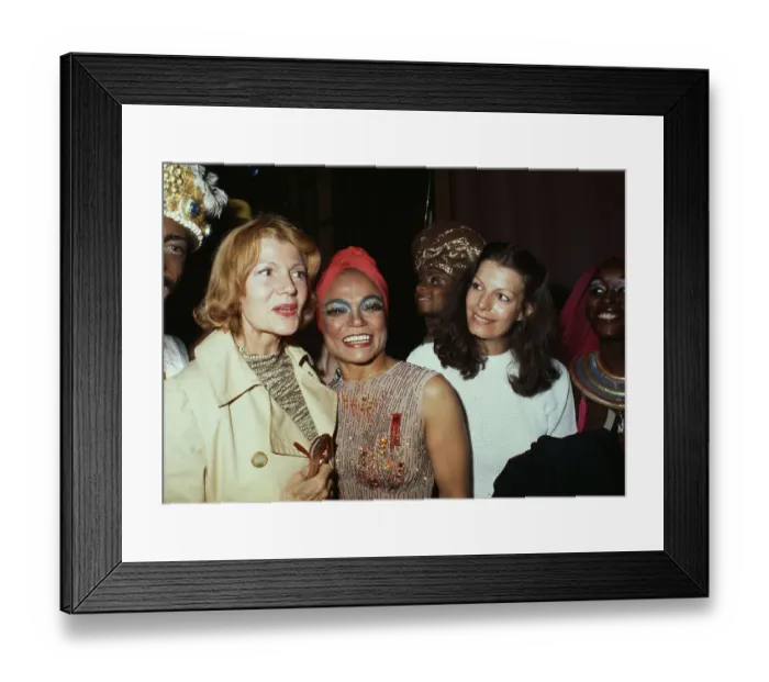 Framed Print : Rita Hayworth, Eartha Kitt And Princess Yasmin Aga Khan