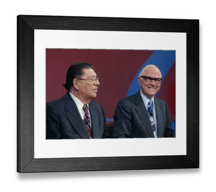 Framed Print : Howard Jarvis And Paul Gann Framed Print : Howard Jarvis And Paul Gann