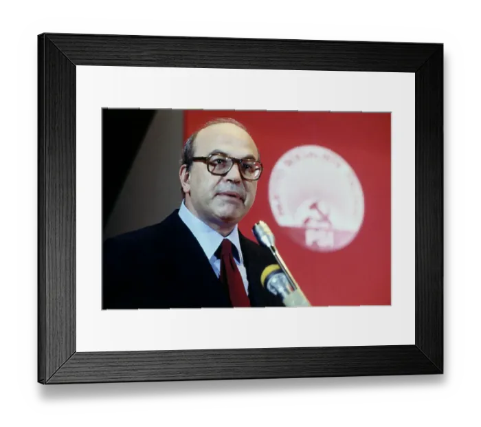 Framed Print : Bettino Craxi Framed Print : Bettino Craxi