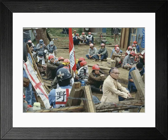 Framed Print : Anti-Airport Protest Framed Print : Anti-Airport Protest