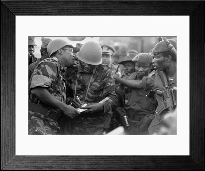Framed Print : President Mobutu Framed Print : President Mobutu