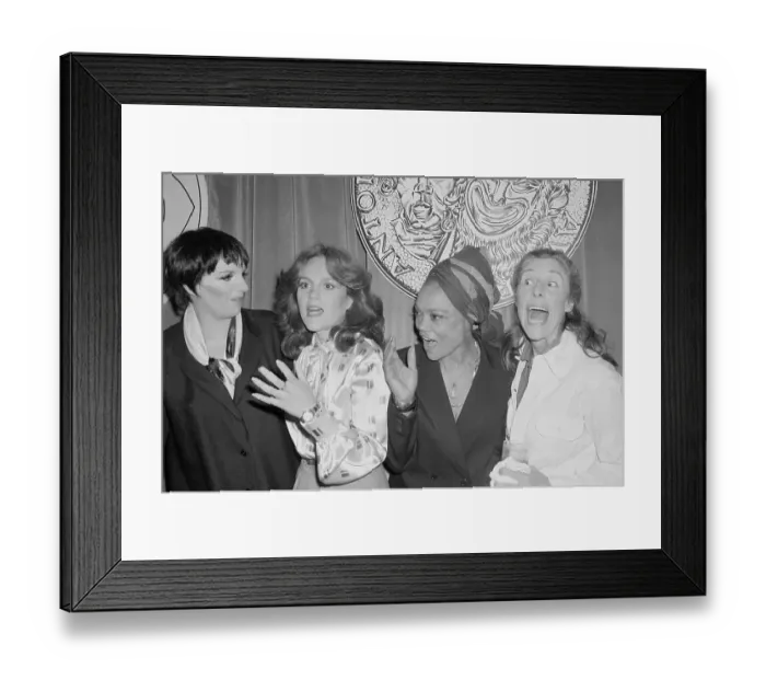 Framed Print : Liza Minnelli, Madeline Kahn, Eartha Kitt, and Frances Sternhagen Framed Print : Liza Minnelli, Madeline Kahn, Eartha Kitt, and Frances Sternhagen