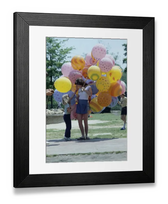 Framed Print : Balloon Seller Framed Print : Balloon Seller