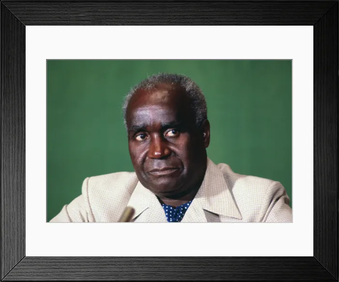 Framed Print : Portrait of Kenneth Kaunda Framed Print : Portrait of Kenneth Kaunda