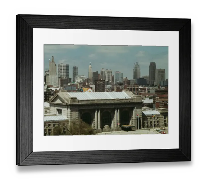 Framed Print : Kansas City Skyline Framed Print : Kansas City Skyline
