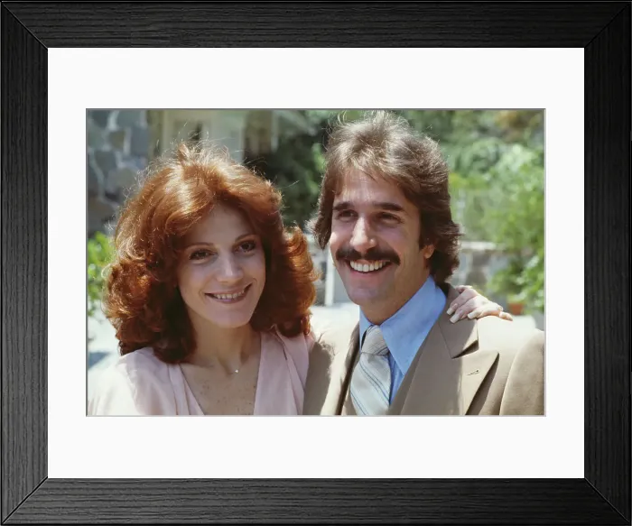 Framed Print : Henry Winkler And Stacey Weitzman Framed Print : Henry Winkler And Stacey Weitzman
