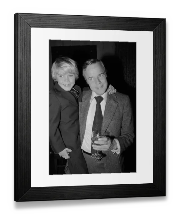 Framed Print : Rick Schroeder Carried by Director Franco Zeffirelli Framed Print : Rick Schroeder Carried by Director Franco Zeffirelli