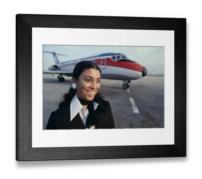 Framed Print : Texas International Pilot Jill Brown Framed Print : Texas International Pilot Jill Brown