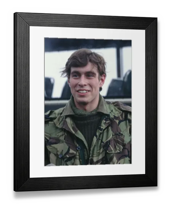 Framed Print : Prince Andrew In Uniform
