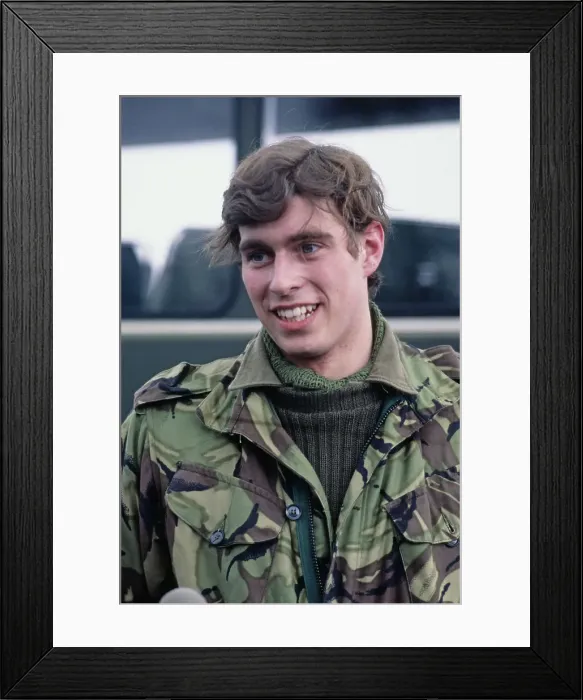 Framed Print : Prince Andrew In Uniform Framed Print : Prince Andrew In Uniform