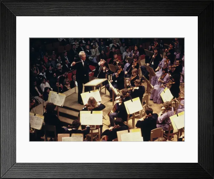 Framed Print : Edward Heath Conducting Orchestra Framed Print : Edward Heath Conducting Orchestra