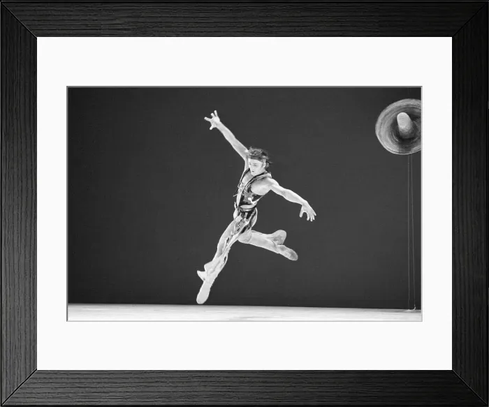 Framed Print : Mikhail Baryshnikov in Mid Air Framed Print : Mikhail Baryshnikov in Mid Air