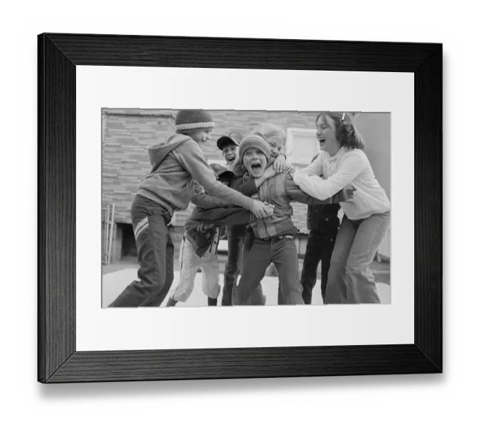 Framed Print : Ricky Shroeder at Bottom of Heap with Youngsters Framed Print : Ricky Shroeder at Bottom of Heap with Youngsters
