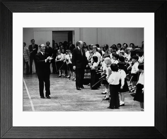 Framed Print : US President Carter At Music Recital Framed Print : US President Carter At Music Recital