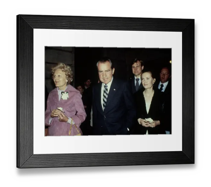 Framed Print : Richard, Pat and Tricia Nixon Framed Print : Richard, Pat and Tricia Nixon