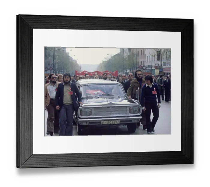 Framed Print : Burial Of Francisco Largo Caballero Framed Print : Burial Of Francisco Largo Caballero