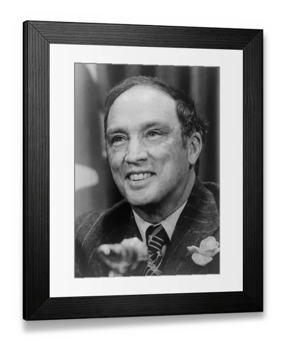 Framed Print : Close Up Portrait of Pierre Trudeau Framed Print : Close Up Portrait of Pierre Trudeau