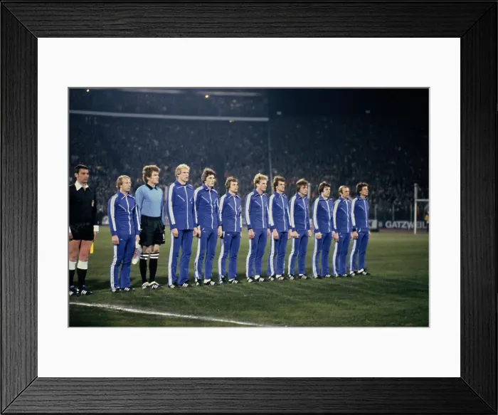 Framed Print : West German National Football Team