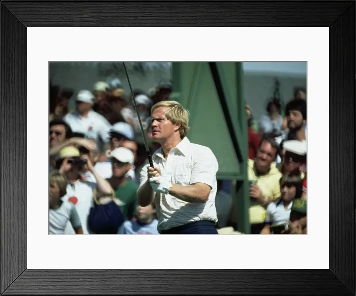 Framed Print : Champion Golfer Jack Nicklaus