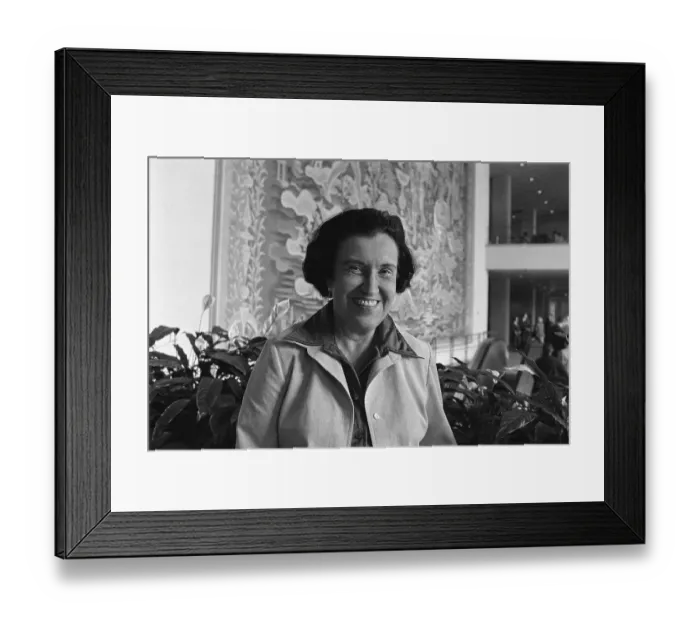 Framed Print : Portrait of Dr Rosalyn Yalow Framed Print : Portrait of Dr Rosalyn Yalow