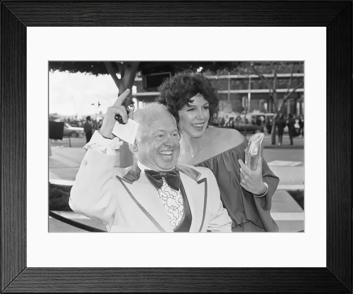 Framed Print : Mickey Rooney and Wife Posing for Picture Framed Print : Mickey Rooney and Wife Posing for Picture