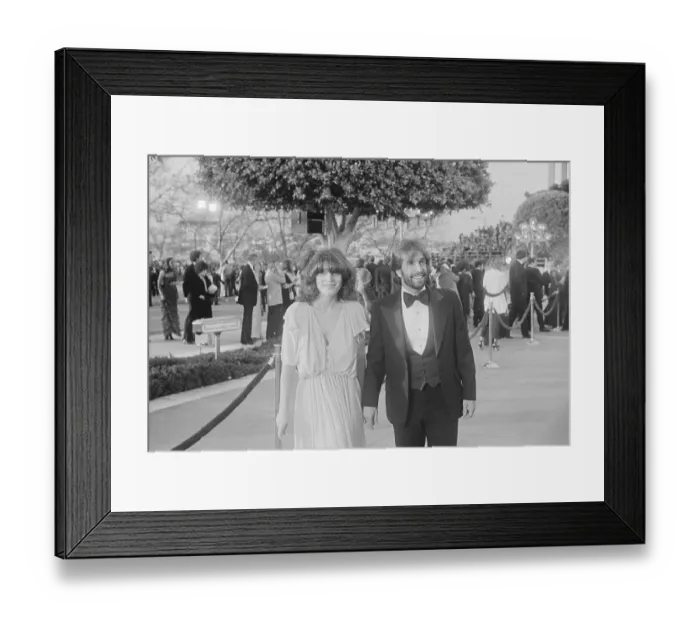 Framed Print : Henry Winkler and Fiancee Framed Print : Henry Winkler and Fiancee
