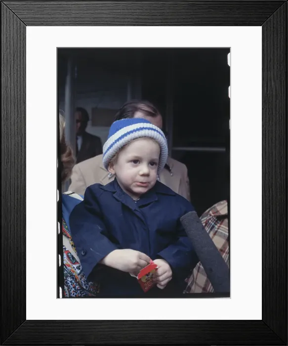 Framed Print : Young Chad Green with Reporter Framed Print : Young Chad Green with Reporter