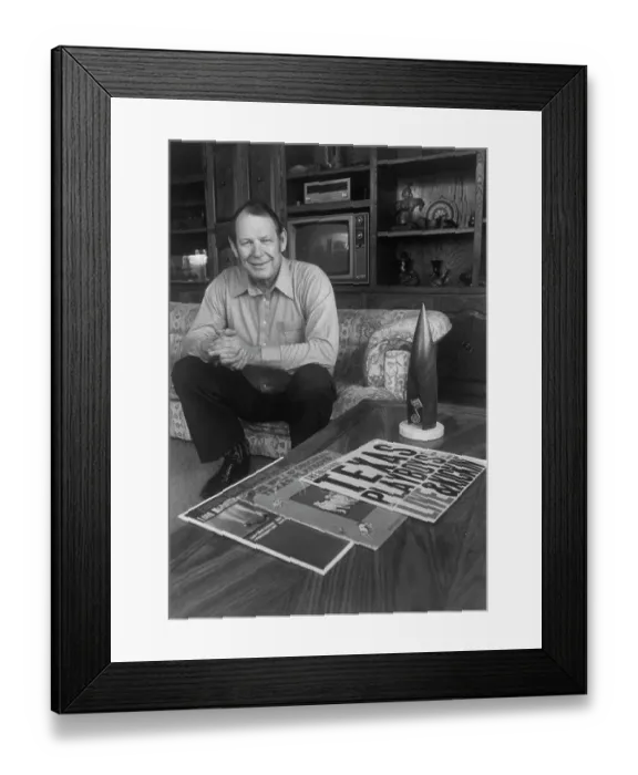 Framed Print : Portrait of Leon McAuliffe Framed Print : Portrait of Leon McAuliffe