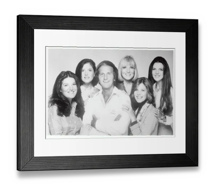 Framed Print : Pat Boone And His Family Framed Print : Pat Boone And His Family
