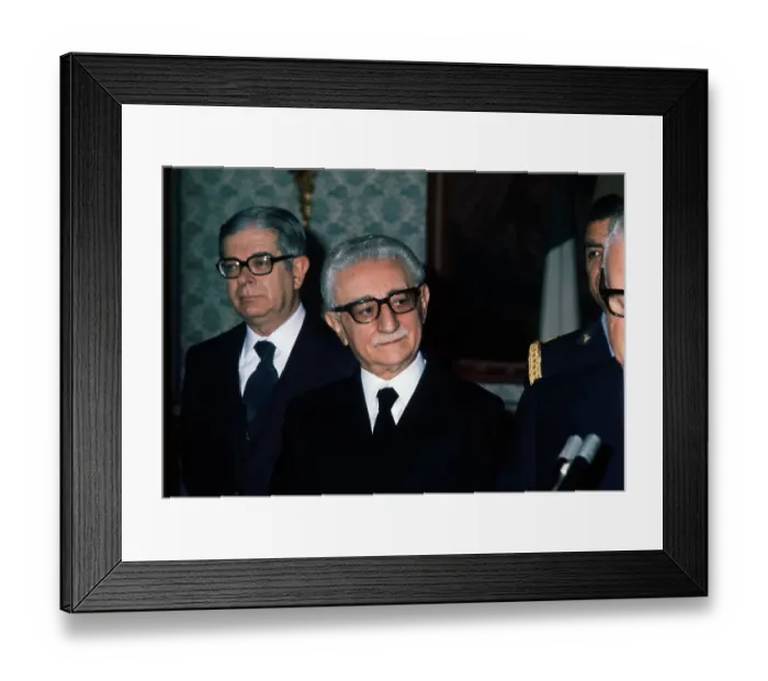 Framed Print : Italy's Giovanni Leone Framed Print : Italy's Giovanni Leone