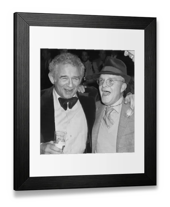 Framed Print : Authors Norman Mailer And Truman Capote Framed Print : Authors Norman Mailer And Truman Capote