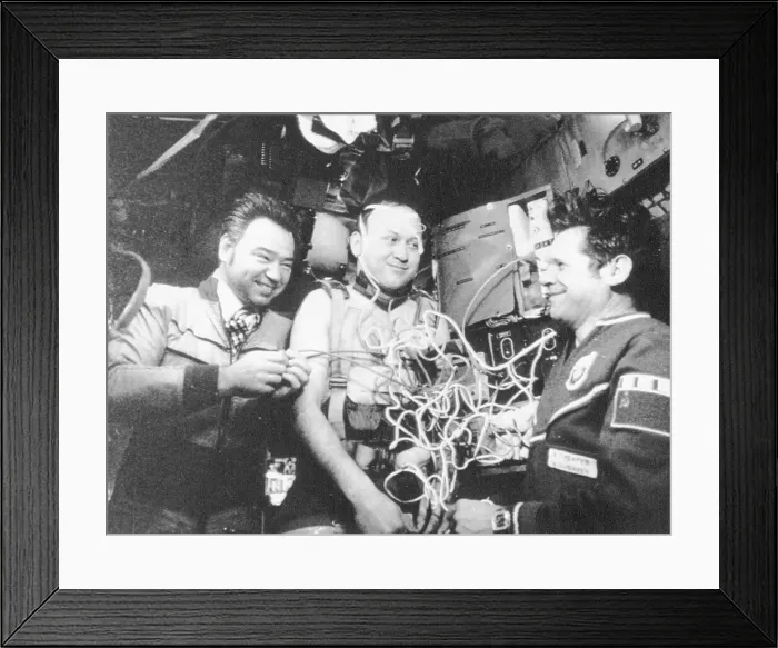 Framed Print : Cosmonauts Testing Pressure Suit Framed Print : Cosmonauts Testing Pressure Suit
