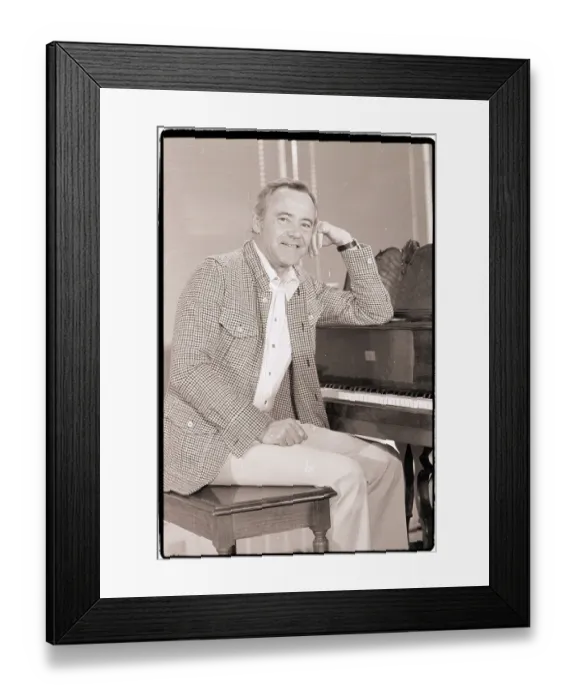 Framed Print : Jack Lemmon Rehearsing for Broadway Show Framed Print : Jack Lemmon Rehearsing for Broadway Show