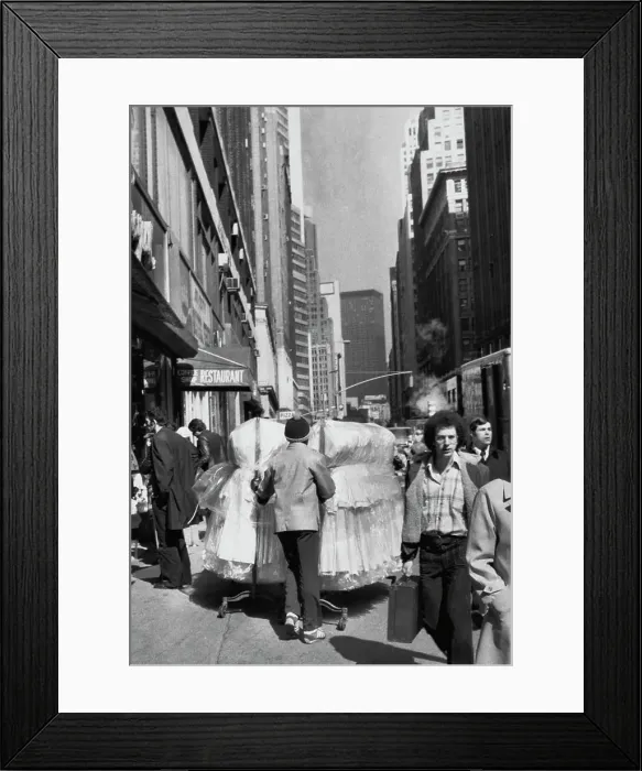 Framed Print : New York Rag Trade, 1978 Framed Print : New York Rag Trade, 1978