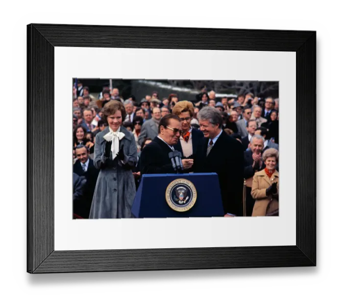 Framed Print : President Carter Welcoming Josip Tito Framed Print : President Carter Welcoming Josip Tito
