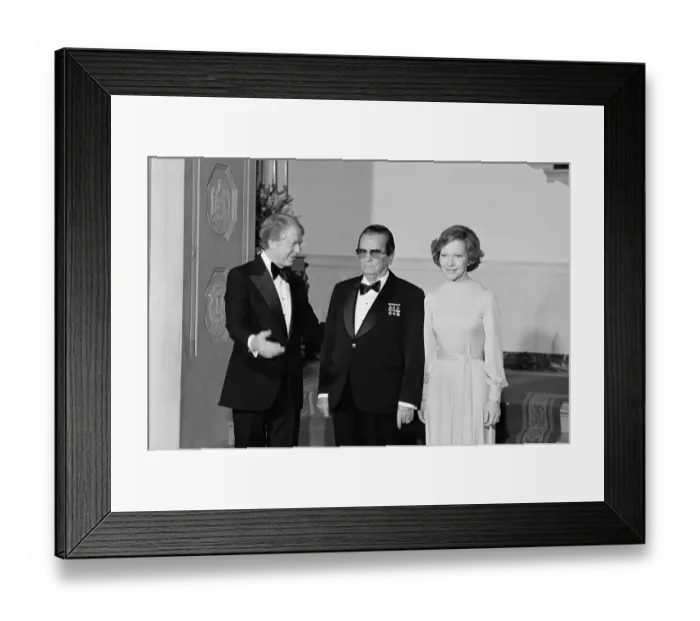 Framed Print : Josip Broz Tito with Jimmy and Rosalynn Carter Framed Print : Josip Broz Tito with Jimmy and Rosalynn Carter