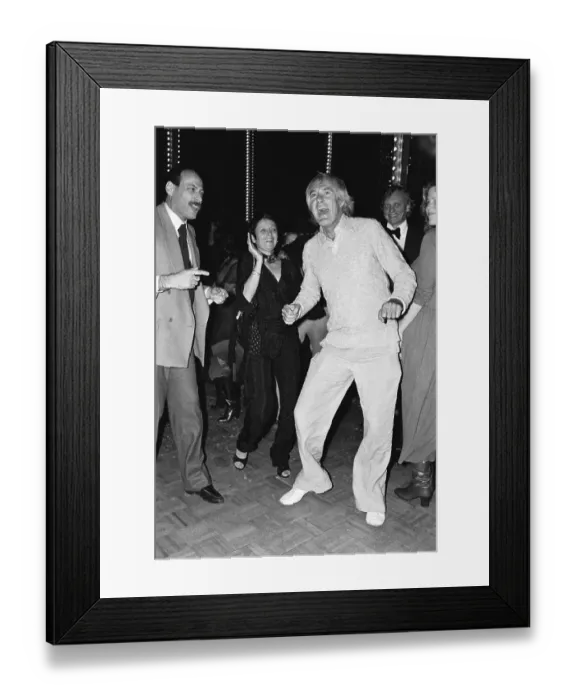 Framed Print : Dr. timothy Leary Dancing at Studio Fifty Four Framed Print : Dr. timothy Leary Dancing at Studio Fifty Four