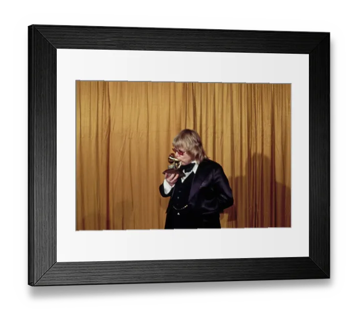 Framed Print : Paul Williams With Grammy Award Framed Print : Paul Williams With Grammy Award