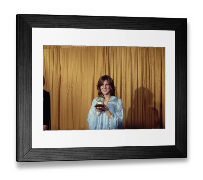 Framed Print : Debby Boone With Grammy Award Framed Print : Debby Boone With Grammy Award