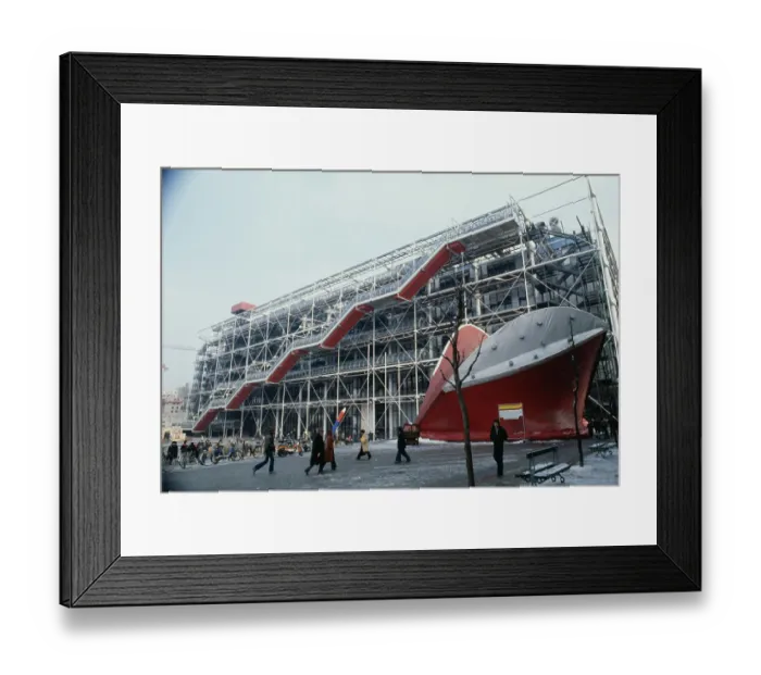 Framed Print : Centre Pompidou Framed Print : Centre Pompidou
