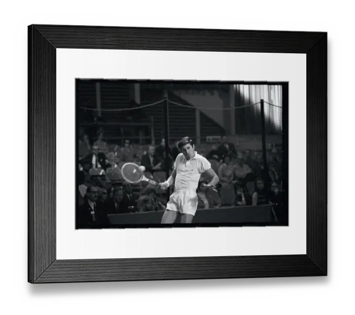 Framed Print : Charles Pasarell Hitting Tennis Ball Framed Print : Charles Pasarell Hitting Tennis Ball